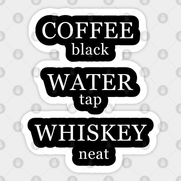 funny whiskey sayings Sticker by omitay